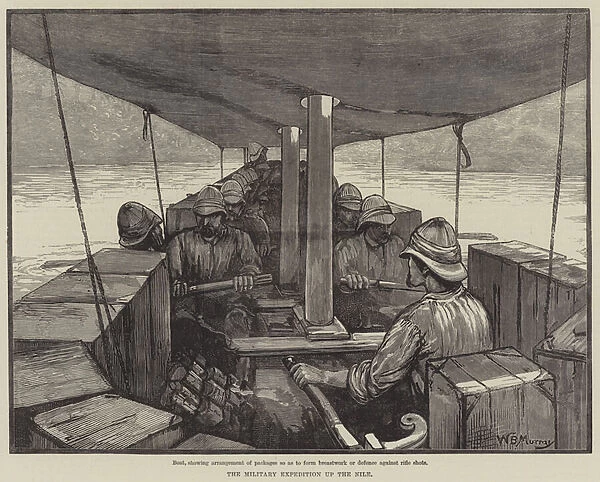 The Military Expedition up the Nile (engraving)