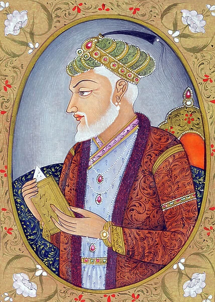 Miniature Painting of Moghul Emperor Aurangzeb India Asia