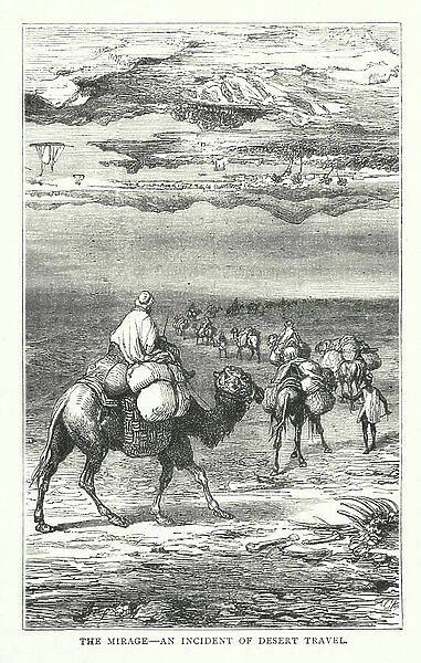 The Mirage, An Incident of Desert Travel (engraving)