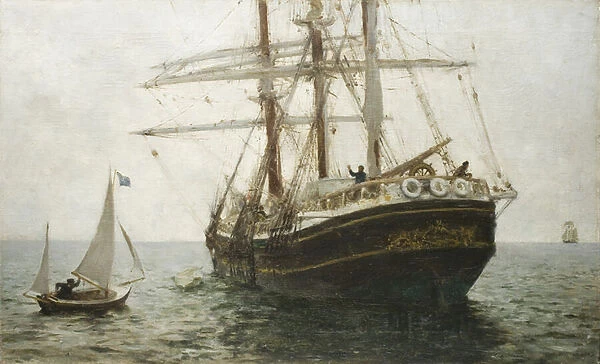The Missionary Boat, 1894 (oil on canvas)