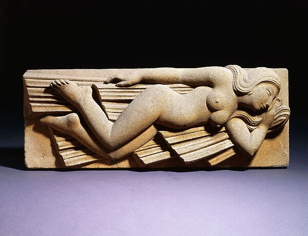 Model for Sculpture: The South Wind, 1929 (bath stone relief)