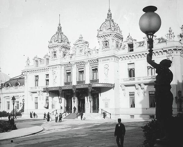 Monaco, Provence-Alpes-Cote d'Azur, 06, Monaco: the casino, the facade, 1900