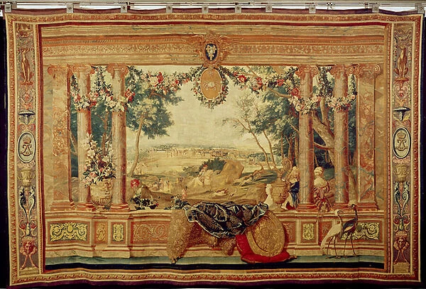 The Month of June  /  Chateau of Fontainebleau, from the series of tapestries