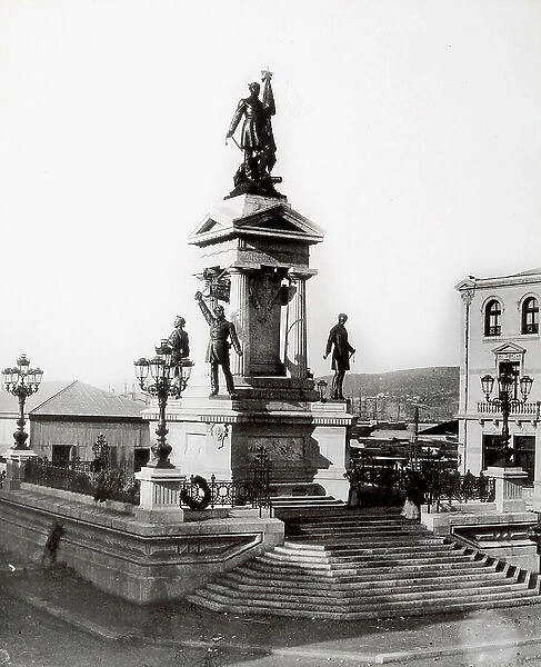 Monument to Arturo Prat, Valparaiso, Chile