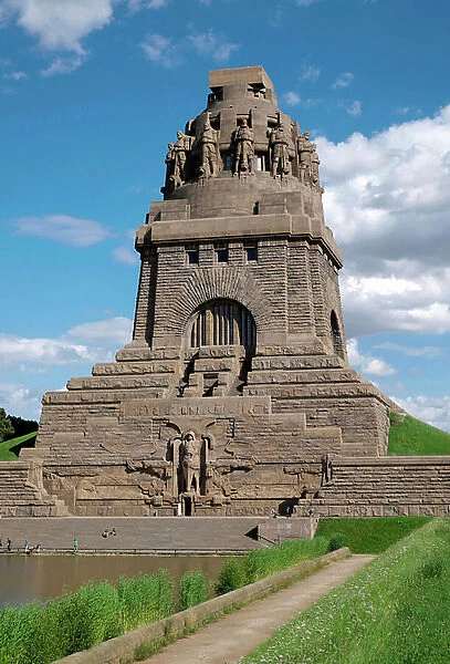 The Monument to the Battle of the Nations, Voelkerschlachtdenkmal, Leipzig, Saxony, Germany, Europe, 2016 (photo)