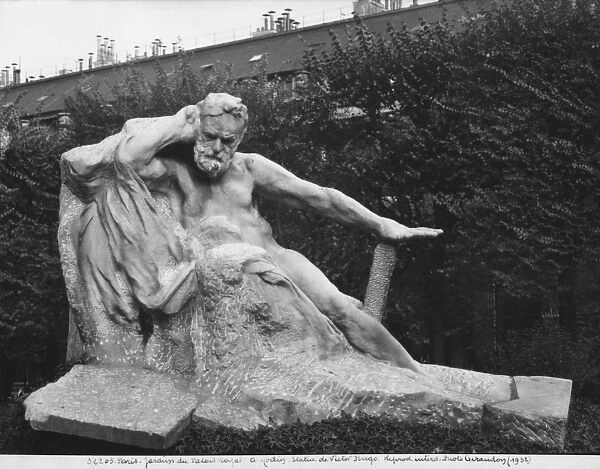 Monument to Victor Hugo by Auguste Rodin (1840-1917) Jardin du Palais Royal