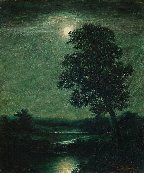 Moonlight 1883 (Oil on canvas)