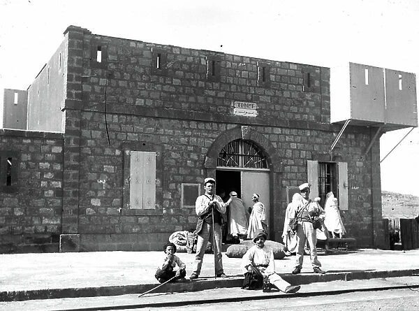 Morocco, Tiout: around Agadir, the garrison fort, 1900