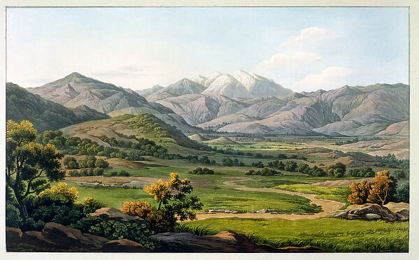 Mount Olympus, as seen between Larissa and Baba, plate 22 from Part 4 of