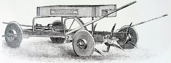 A moveable anchor vehicle used in farming