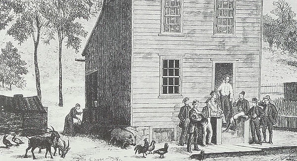 Muff Lawler's Barroom, 1850