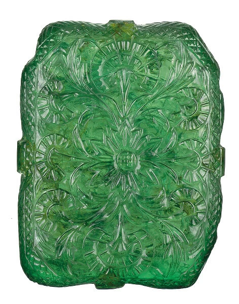 The Mughal Emerald, 1695-96 (emerald) (see also 778628-9)