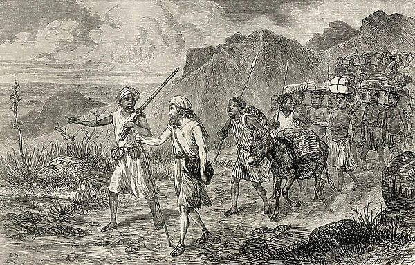 Mungo Park, 1771 To 1806, Scottish Explorer, During His Exploration Of The African Continent In 1795. From The Life And Travels Of Mungo Park Published 1875 ©UIG / Leemage