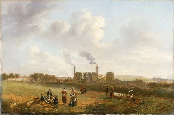 Murton Colliery, 1843 (oil on canvas)