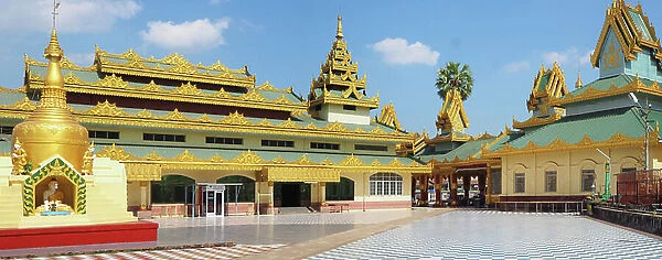 Myanmar - Burma: Shwezayan Pagoda from the 9th century (beginning of the Mon Empire) next to Thaton