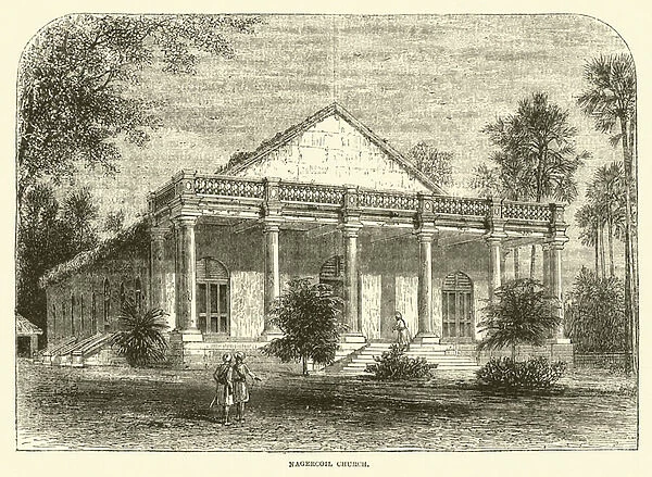 Nagercoil Church (engraving)