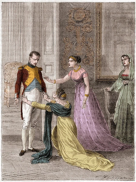NAPOLEON Bonaparte (1769-1821), Emperor of France, granting Madame de Polignac the grace