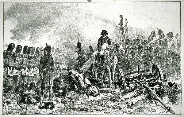 Napoleon and the Old Guard at Waterloo