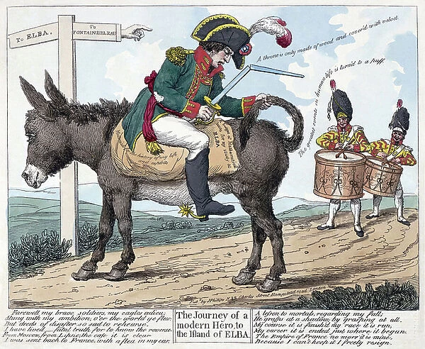 Napoleon's exile to Elba, 1814