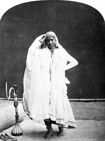 Nautch Girl, c. 1870s (b  /  w photo)