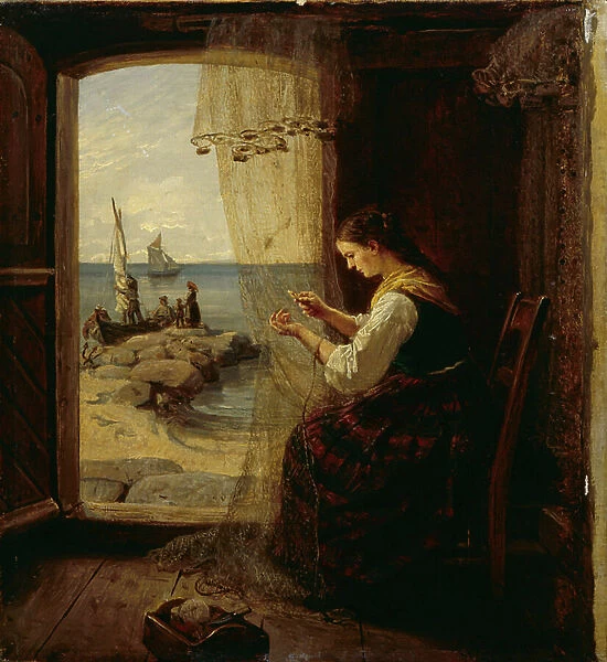 The Net Binder, 1862 (painting)