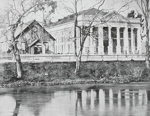 New Zealand, 1890s: Baptist Tabernacle (b / w photo)