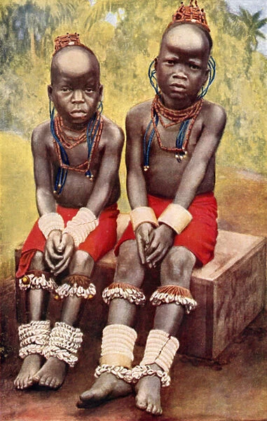 Nigerian Maids (colour photo)