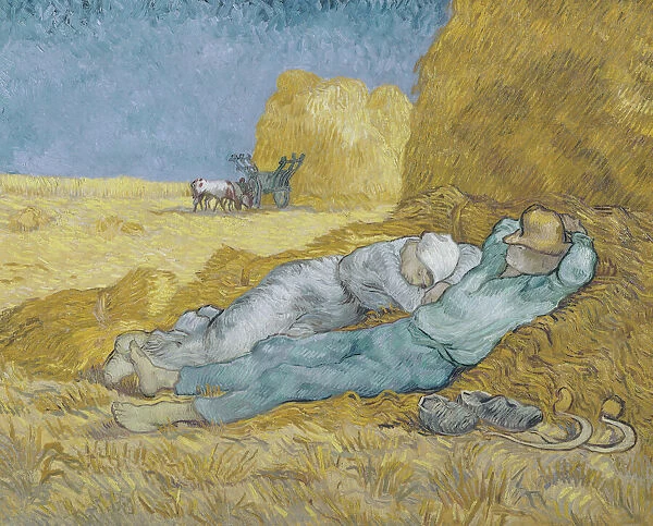 Noon, or The Siesta, after Millet, 1890 (oil on canvas)