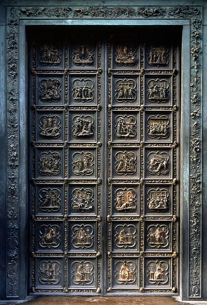 North Doors of the Baptistery of San Giovanni, 1403-24 (bronze)