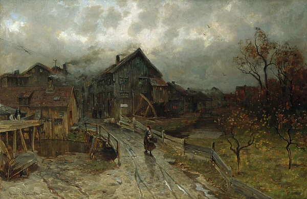 Nybro, Akerselva, 1883