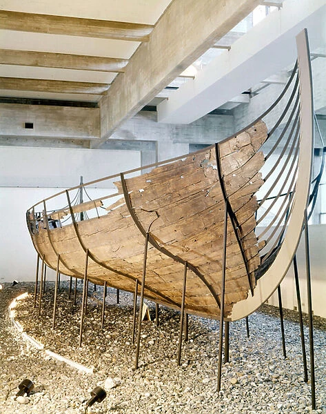 Ocean-going cargo ship from Sognefjord, western Norway, c. 1030 (pine, oak & lime)