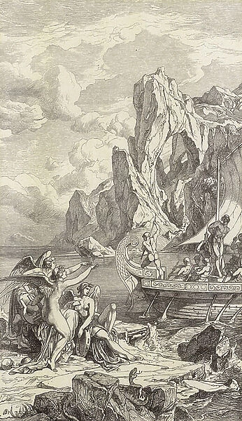 Odysseus and the Sirens (engraving)