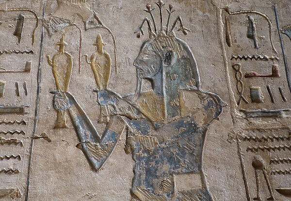 Offering scene, Temple of Horus in Edfu