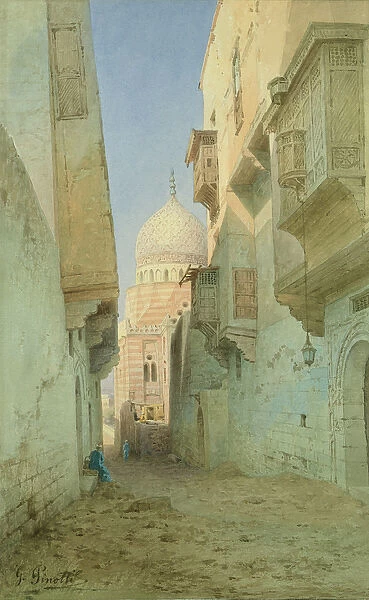 Old Cairo (w  /  c on paper)