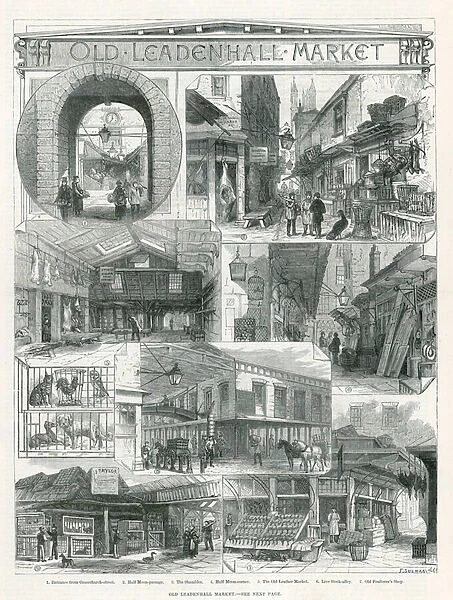 Old Leadenhall Market (engraving)