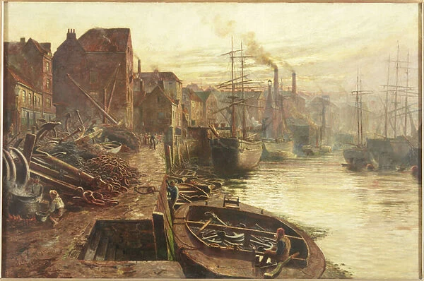 Old Sunderland, 1885 (oil on canvas)
