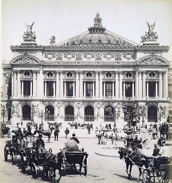 The Opera House, Paris, 14th May 1893 (b  /  w photo)