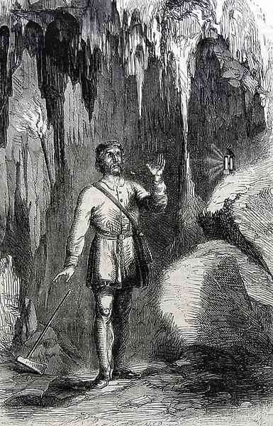 The Oreseeker: A Tale of the Hartz, 1860 (engraving)
