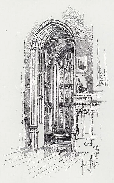 Oriel in the Hall (engraving)