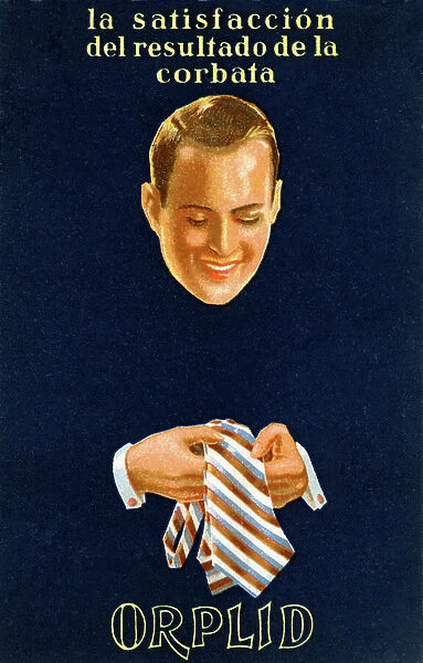 Orplid - Spanish advertisement for ties, 1910s (print)