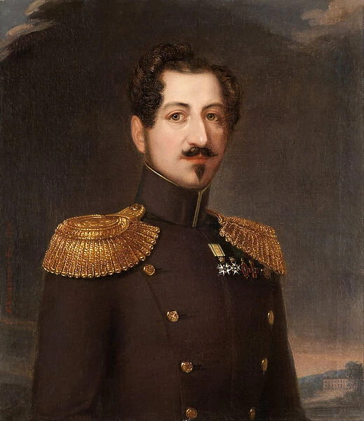 Oscar I, King of Sweden and Norway, 1844 (oil on canvas)
