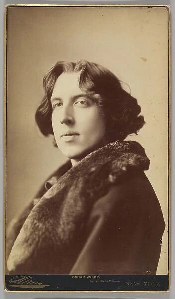 Oscar Wilde, 1882 (albumen silver print)