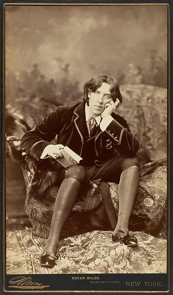 Oscar Wilde, 1882 (albumen silver print)