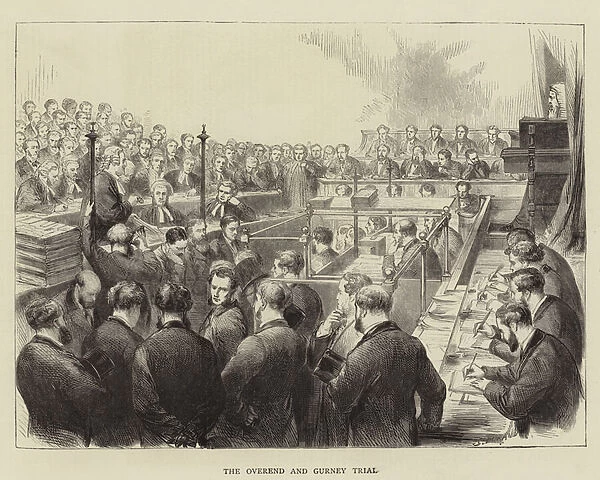 The Overend and Gurney Trial (engraving)