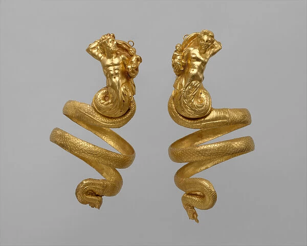 Pair of Armbands, c. 200 B. C. (gold)