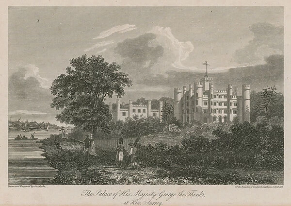 The Palace of His Majesty King Geroge III at Kew, Surrey (engraving)