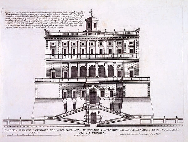 Palazzo di Caprarola, c. 1559-73, from Palazzi di Roma, part II