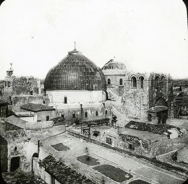 Palestine, Jerusalem: dome of the Holy Sepulchre, 1885
