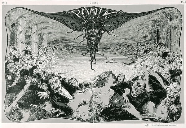 Panic, from Jugend magazine (colour litho)