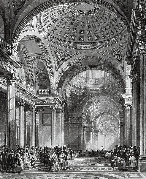 The Pantheon, Paris (engraving)
